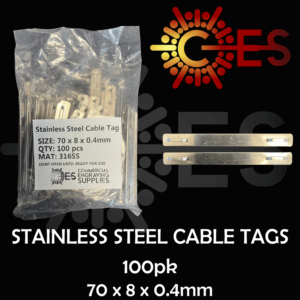 316 Stainless Steel Cable Tags