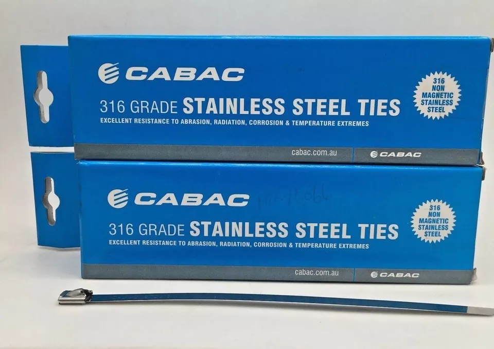 Cabac S/S 316 STANDARD TIE 360 X 4.6MM SST360/316 100PK